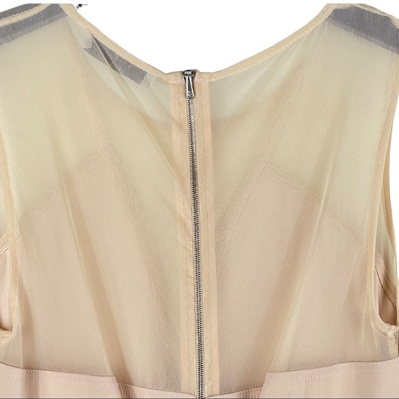 Sandro Paris Mesh Peplum Top Size 8 - Picture 8 of 12